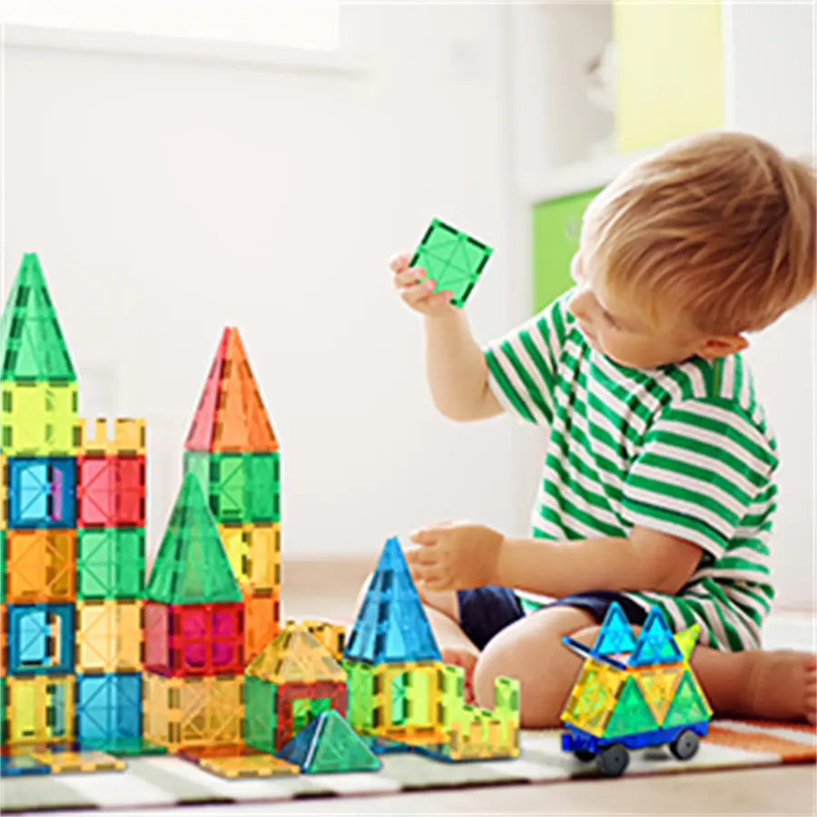 Magnetic Tiles Building Blocks STEM Magnet Toys Ed034sb