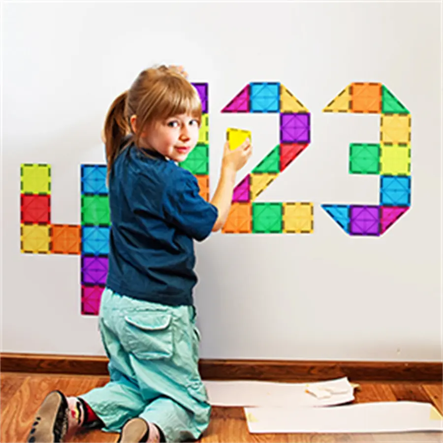 Magnetic Tiles Building Blocks STEM Magnet Toys Ed01drz