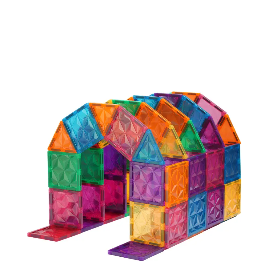 Magnetic Tiles Building Blocks Toys for Kids STEM 28vwv