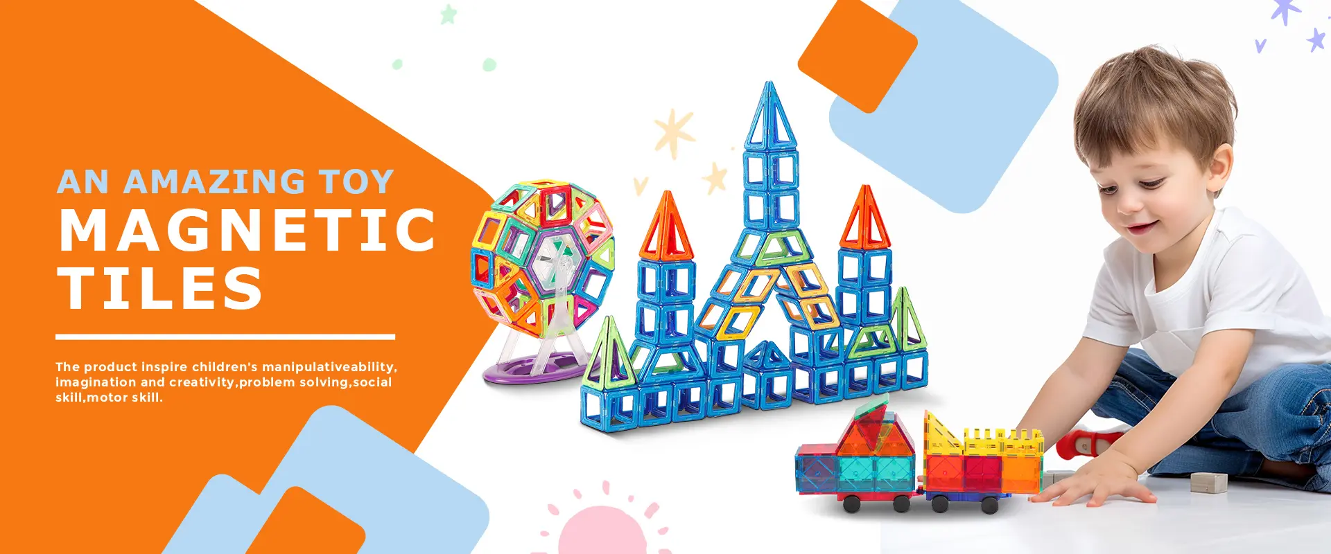 Magnetic Building Blocks – STEM Educational Toys Manufacturer
