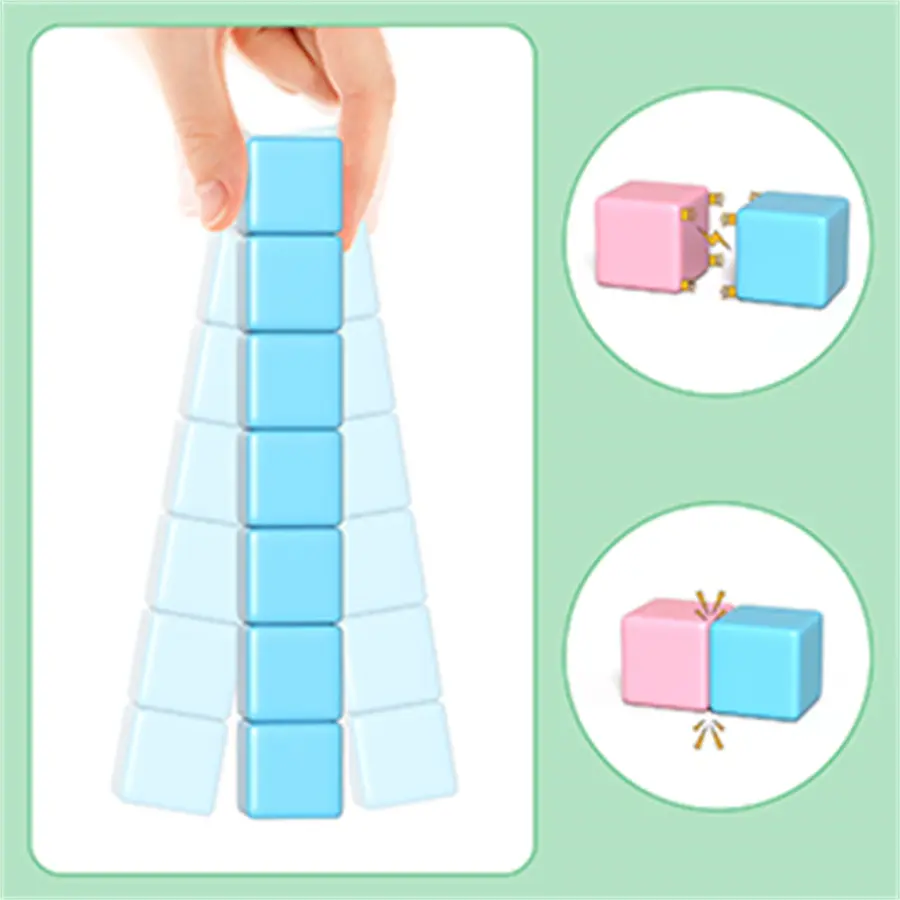 Magnetic Blocks Building Cubes for Toddlers Gifts 1fbc
