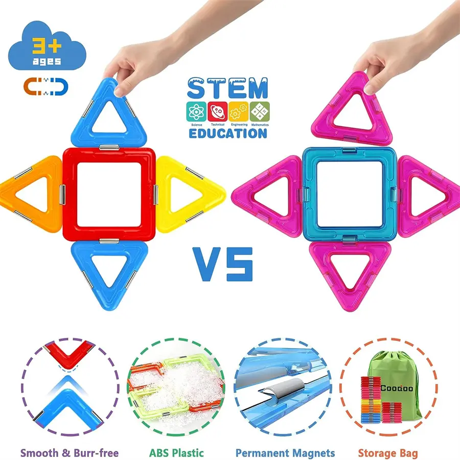 China Magnetic Tiles for 3+ Girls Macaron Blocks Building Toys Birthday Gifts Supplier, Factories