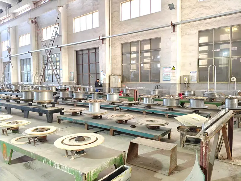 Yuxin welding wire production workshop interior view