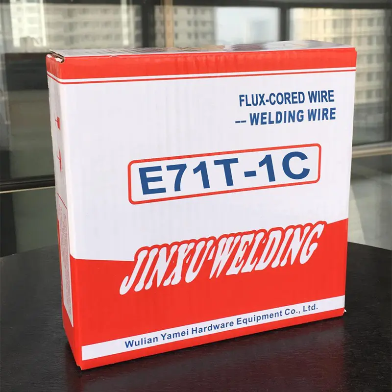 Flux Core Wire E71T-1C close-up detail