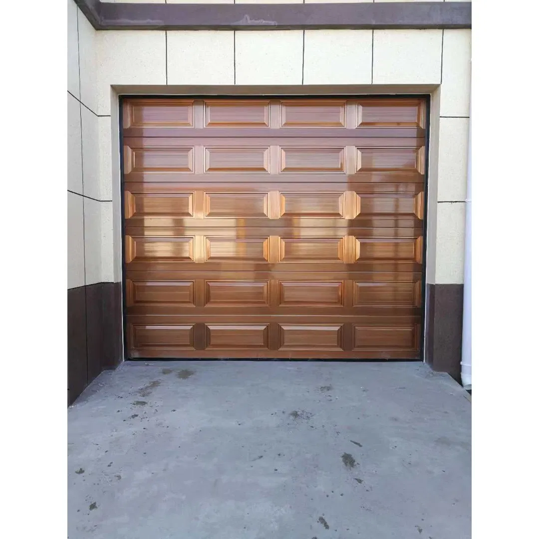 Electric Garage Doors: Flat Steel Design with Obstacle Stop Features