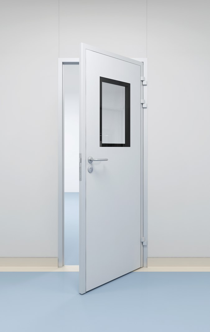 Cleanroom Door/Automatic Steel Purification Door/Airtight Door/Single Open Steeldoor