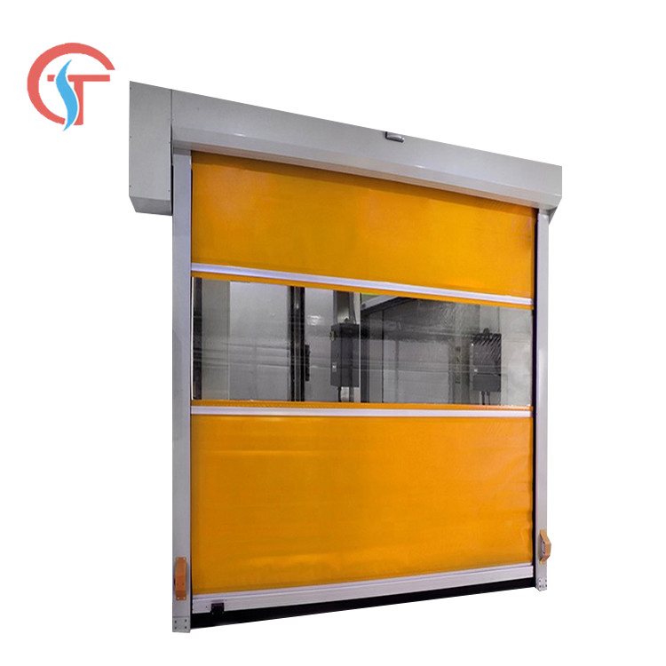 Sectional Electric Fast Moving Roll up Sheet Shutter Door