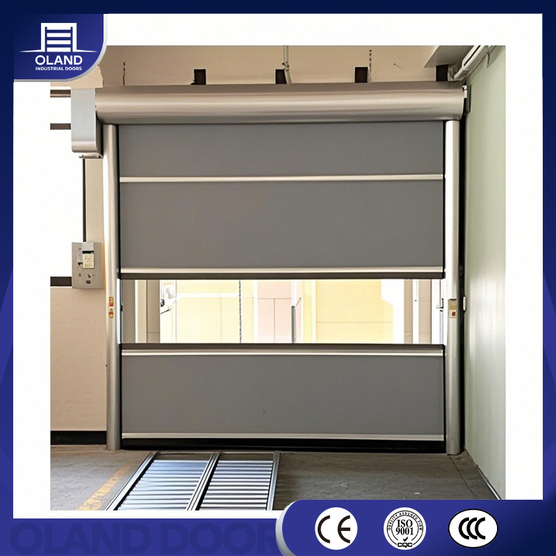 Wholesale Waterproof PVC Fabric High Speed Doors Factory Industrial Security Roll Rapid up Doors Automatic Windproof Quick Door for Clean Room or Warehouse