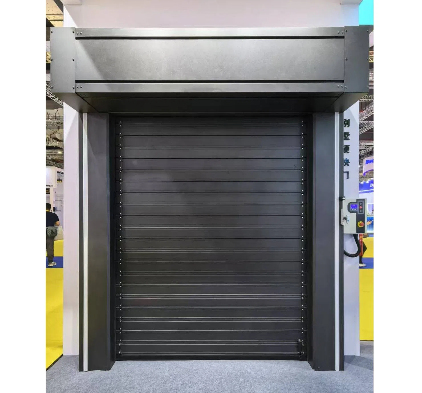 Fast Aluminum Hard Metal Steel Sliding Overhead Insulated Dust Proof High Speed Rolling up Cool Room Dock Security Garage Door