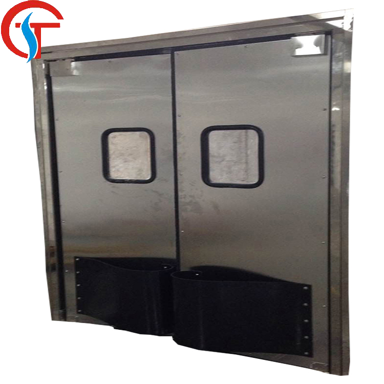 High Elasticity Restaurant Swinging Door Hinges Commercial Medium Duty Impact Traffic Door