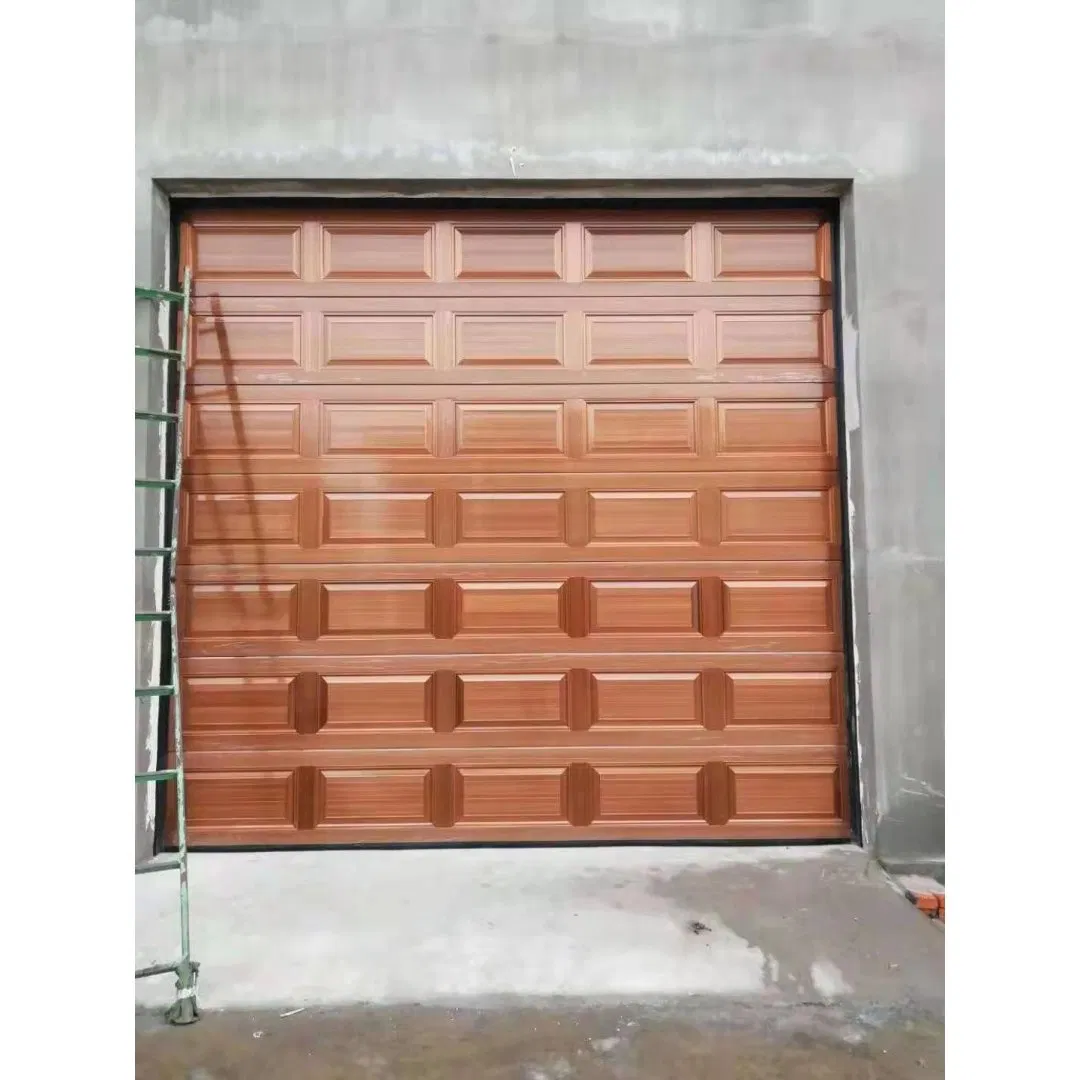 Modern Residential Commercial Automatic Insulated Electric Sectional Flush Steel Garage Door