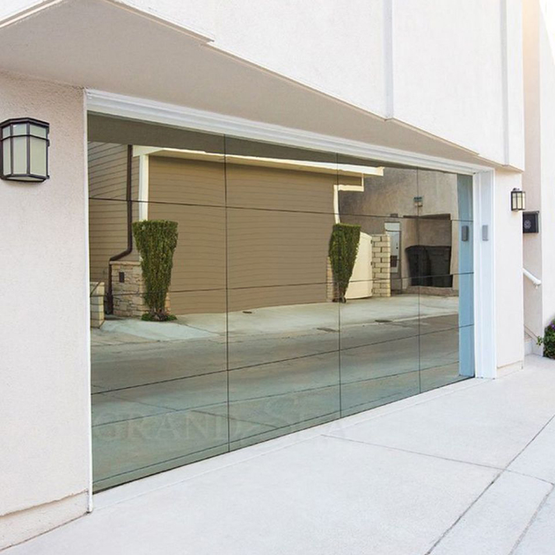 Best Price Full Flat Glass Sectional Garage Doors