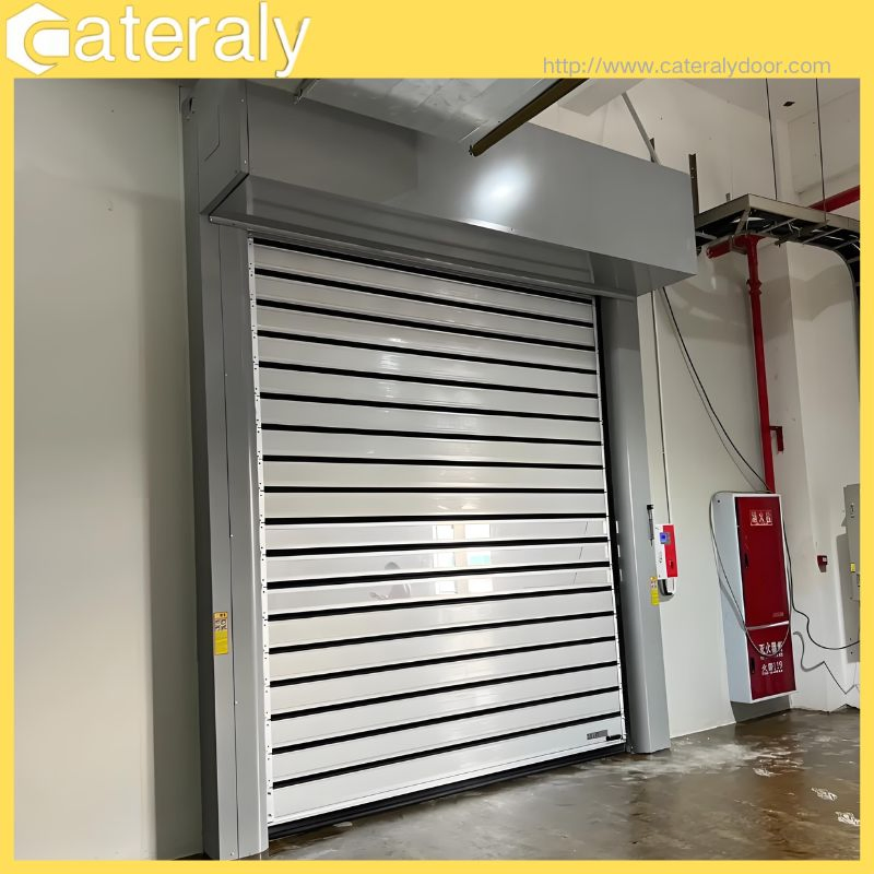 Fast Closing Thermal Shutter for Commercial Aluminum Warehouse Automatic Door Roller Shutter Door Roll up Garage Doors Factory Wholesale Discount Doors
