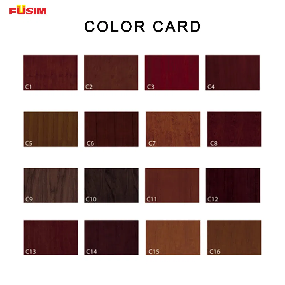 Fusim Interior Safety Steel Wooden Door (FXGM-B207)