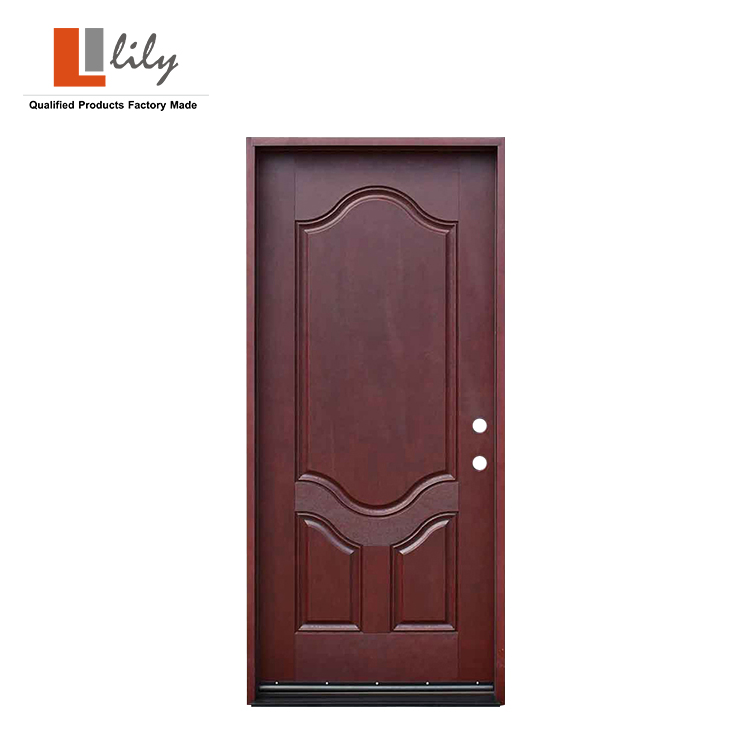 36 in X 80 in 2-Panel Smooth Fiberglass Prehung Front Exterior Door