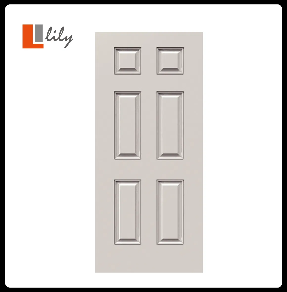 Waterproof Fiberglass Entry Door with Wood Look Frame