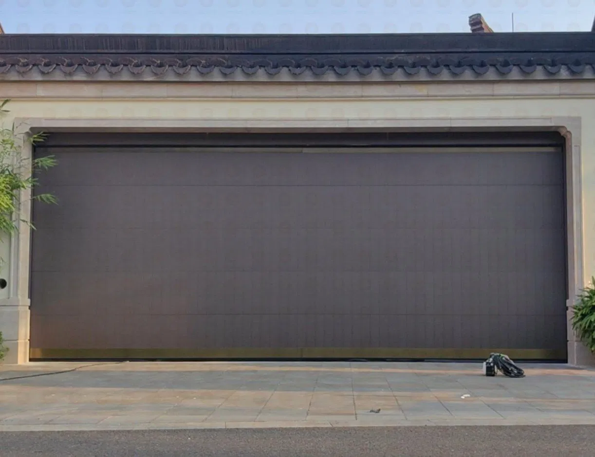 Premium Electric Flat Garage Doors with Flip Design for Villas