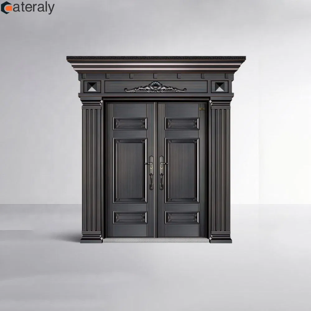 Cateraly Steel Security Main Entrance Door Apartment Exterior Door