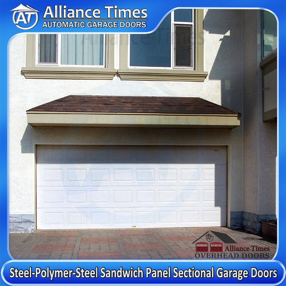 Premium Steel-Polymer Garage Door Panels with Faux Wood Finish