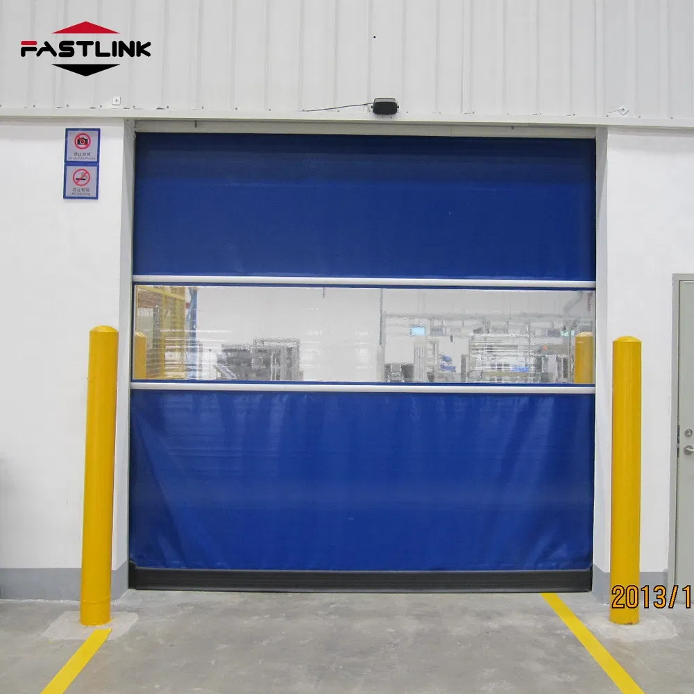 Fastlink Customized Industrial PU High Speed Mechanical PVC Interior Aluminum Electric Rolling Shutter Doors