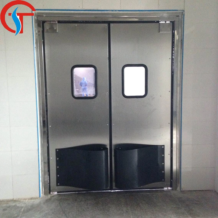 High Elasticity Restaurant Swinging Door Hinges Commercial Medium Duty Impact Traffic Door