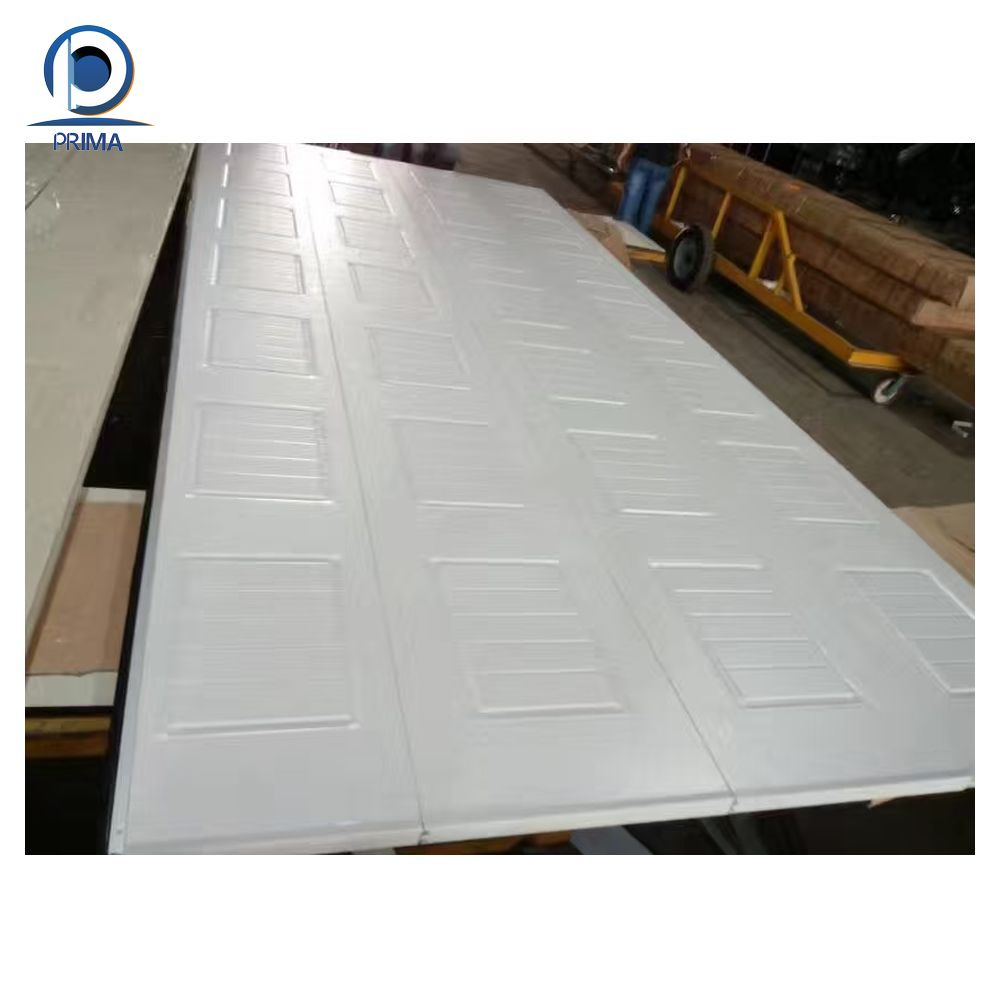 High Quality Garage Door with Flush Panel Automatic Aluminum Full View