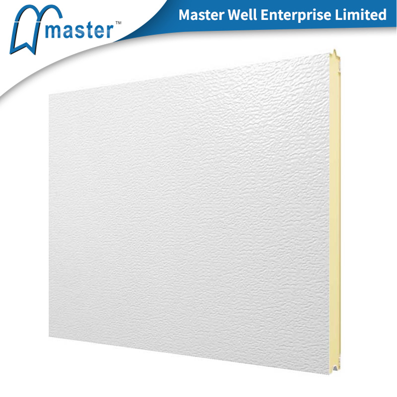 Best Sell Manufacturer Commercial Sandwich White Galvanized Steel Black Wooden Wood Grain Sectional Short Long Carriage Panel Insulated Garage Door