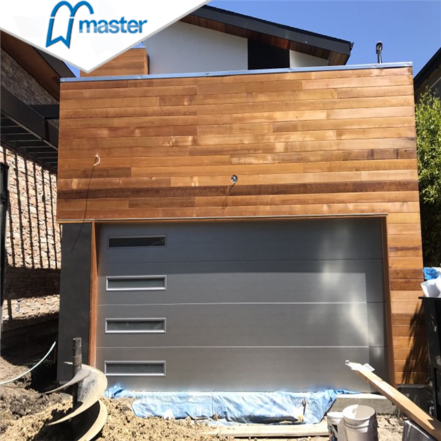 Motor Drive Carriage House Insu'lated Wooden Sectional Garage Doors