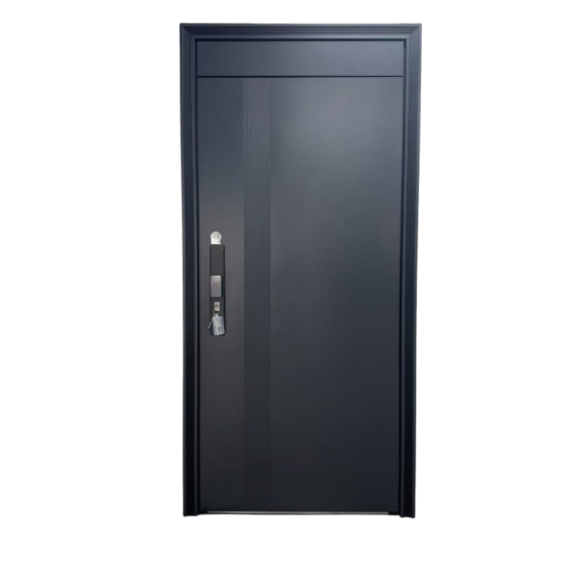 Security Wooden Metal Armored Entrance Steel Door