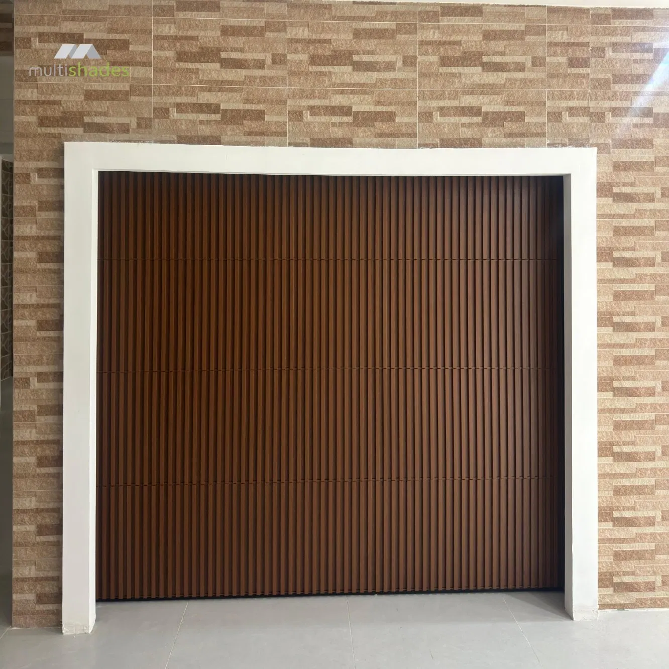 Multishades Automatic Electric Residential Vertical Garage Door Aluminum Modern Insulated Soundproof for Villas Residential