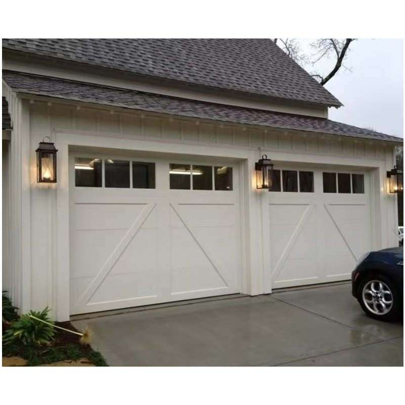 Luxury Flush Mount House Electric 16X7 Sectional Garage Door