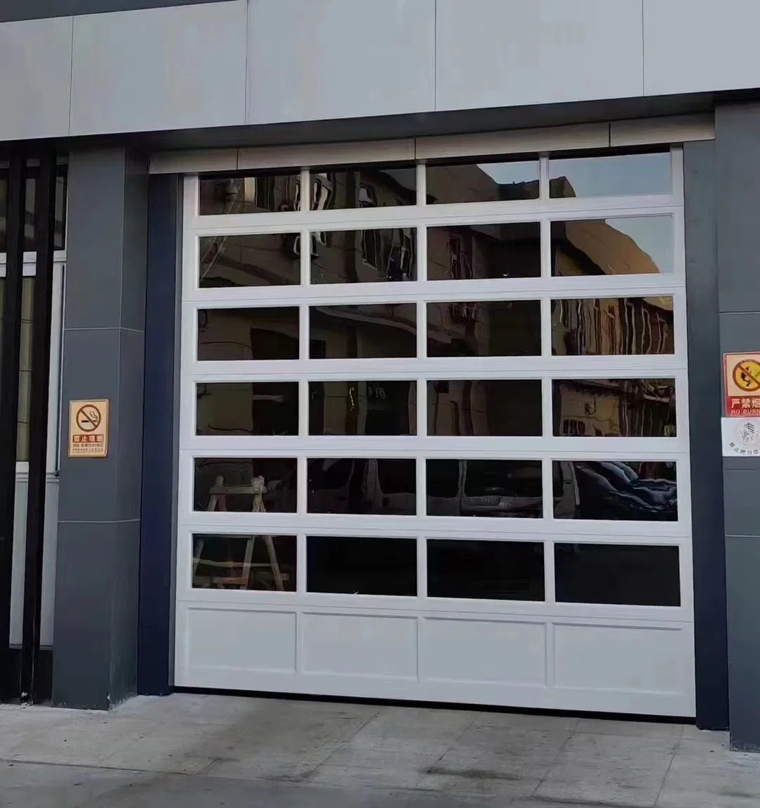 Gileed Customize Full View Automatic Elevated Garage Door with Aluminum Foam Panels