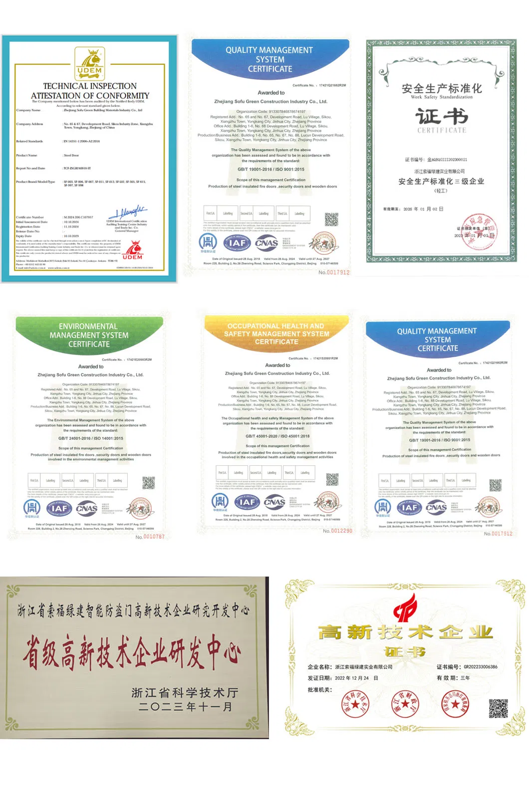 Steel Security Door Factory