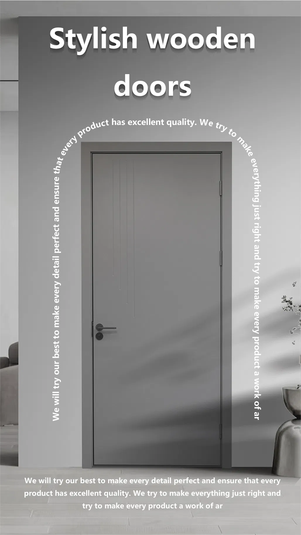 Solid Wood Door Main View