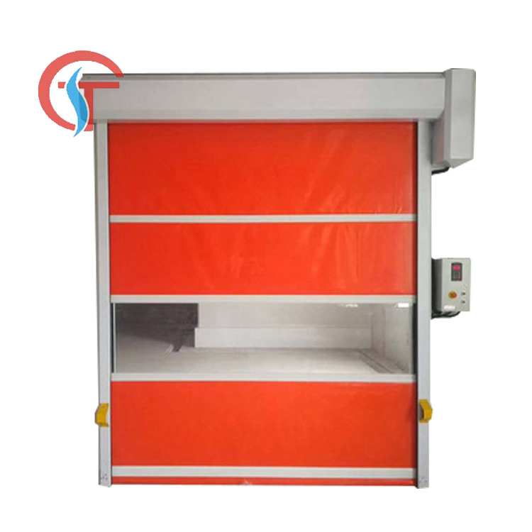Sectional Electric Fast Moving Roll up Sheet Shutter Door