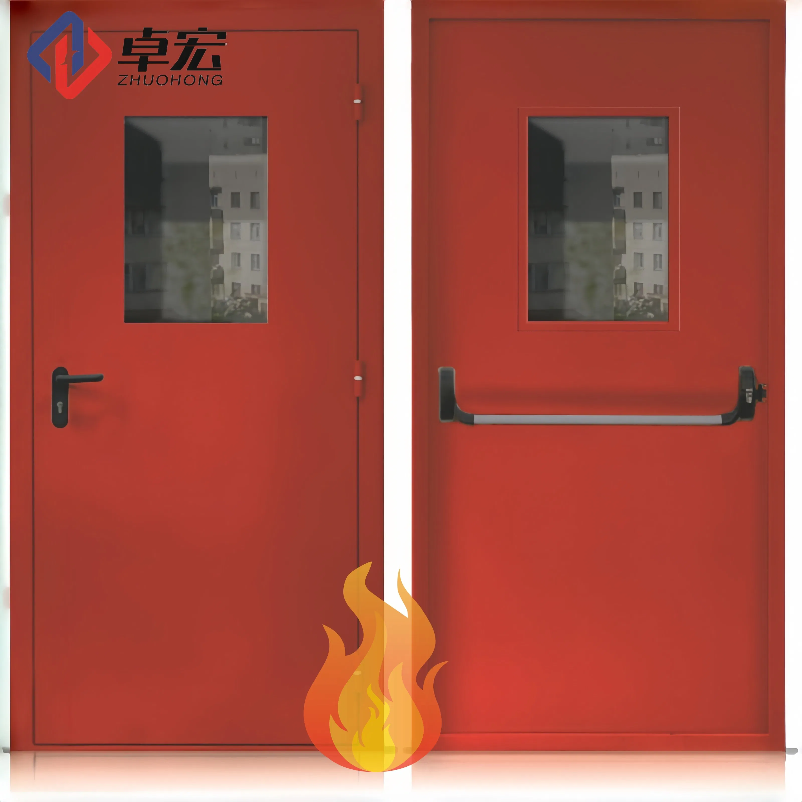 Customized Professional CE Standard 90 Minute Fireproof Door for Commercial and Industrial