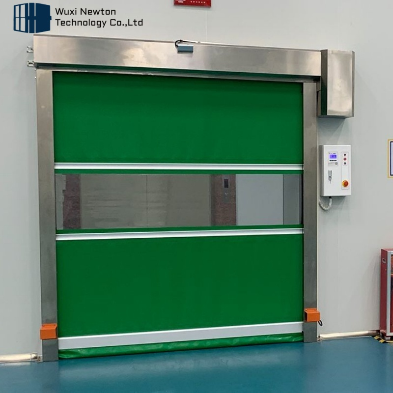 Good Quality Electric Windproof PVC High Speed Roll up Sheet Shutter Door