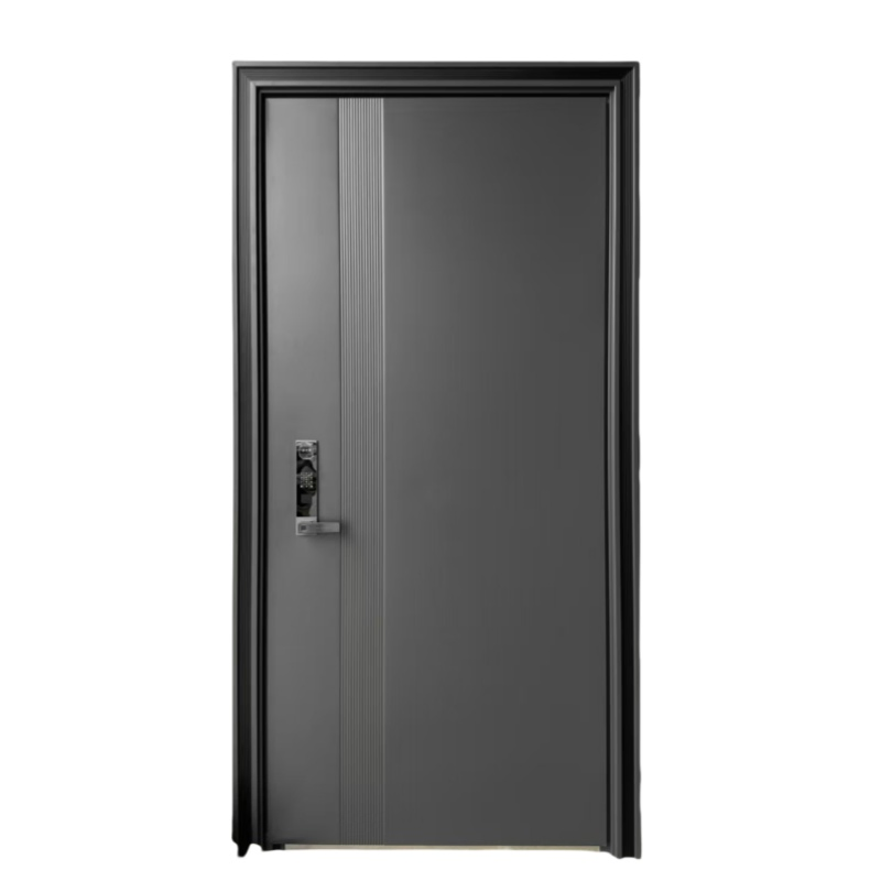 Security Wooden Metal Armored Entrance Steel Door