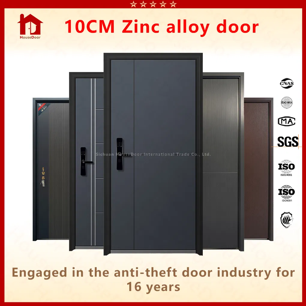 Cost-Effective Security Steel/Metal &amp; Zinc Alloy Entry Door, Fire Rated Insulated Armored for Developers, Bulk Durable, Also Supply Wooden/Aluminum Door