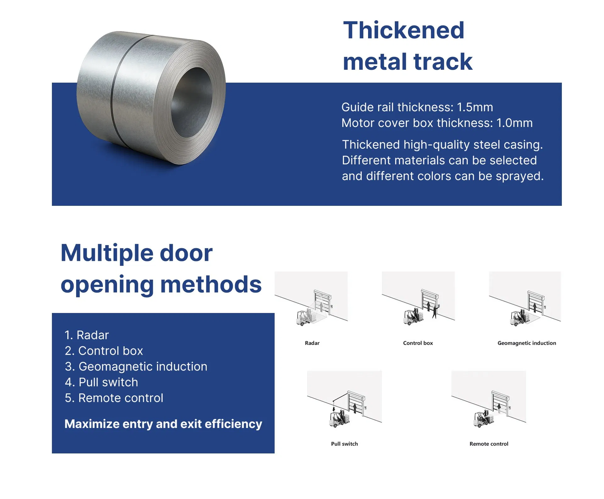 Servo Industrial Door Detail 5