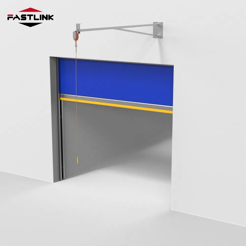 Fastlink Customized Industrial PU High Speed Mechanical PVC Interior Aluminum Electric Rolling Shutter Doors