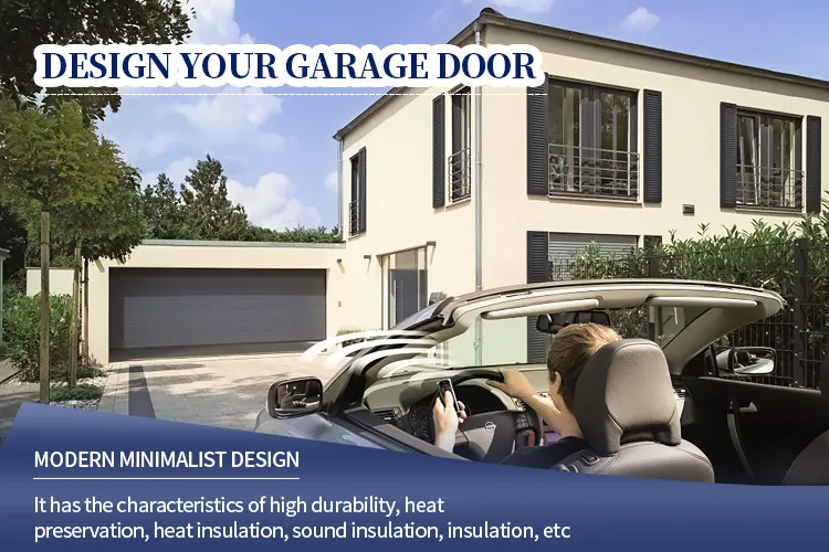 Electric Sectional Aluminum Garage Door