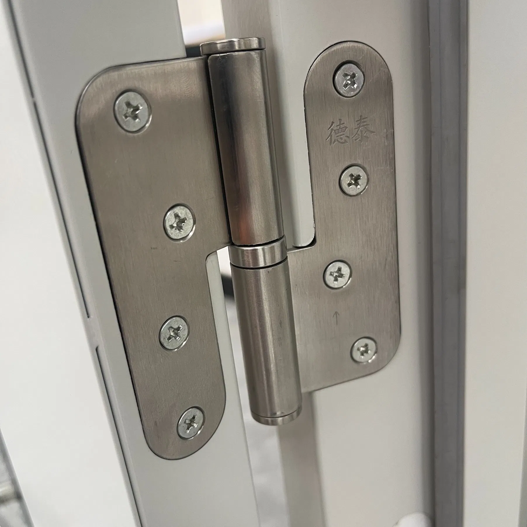 Tempered Glass Full-View Swing Ward Door for Maternity Wards with Soft-Close Hinges