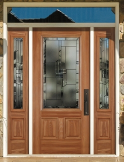 Project-Grade Fiberglass Exterior Door Commercial Fiberglass Door System