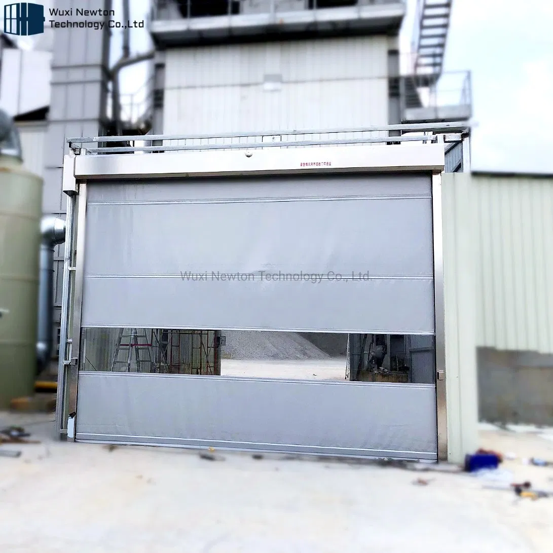 Automatic Roll up Sheet Shutter High Speed Door with Motor
