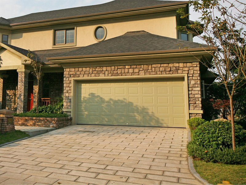 China Sectional Garage Door Remote Control Finger Safe Sandwich Panel Section Door Commercial Residential Automatic Sectional Garage Door Sliding Door Price