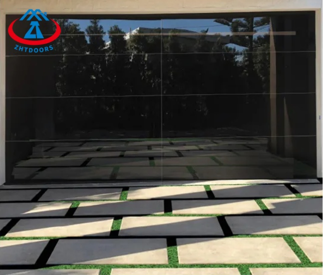 High Quality Products From Foshan, China Sizes and Colors Can Be Customized Glass Garage Carriage Doors