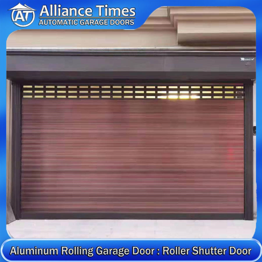 Heavy-Duty Aluminum Alloy Automatic Rolling Garage Doors for Warehouses