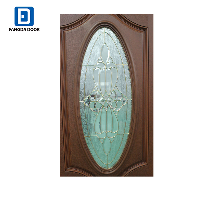 Hot Sale Exterior Oval Glass Fiberglass Doors