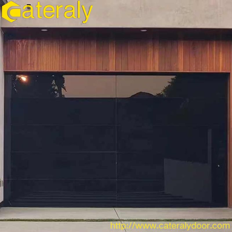 Hot Sale Architecture Custom Villa Modern Style Aluminum Glass Remote Automatic Metal Roll up Garage Doors for Residential Low Price Garage Doors Factory Wholes